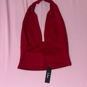 Lulu's Vibrant Red Top